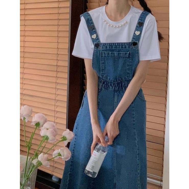 デニムワンピ【韓国ファッション】 | Doula Doula | 詳細画像1 