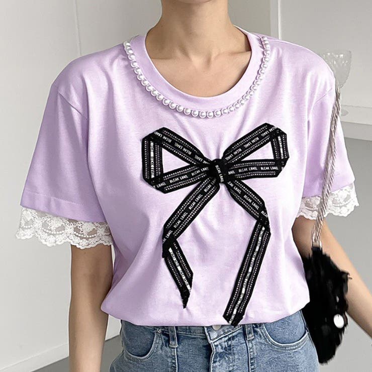 パープル | Ｔシャツ【韓国ファッション】 | Doula Doula