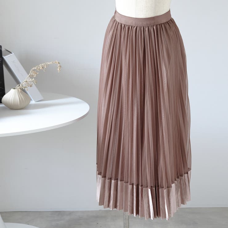 ブラウン | マキシスカート(足首位まで)【韓国ファッション】 | Doula Doula