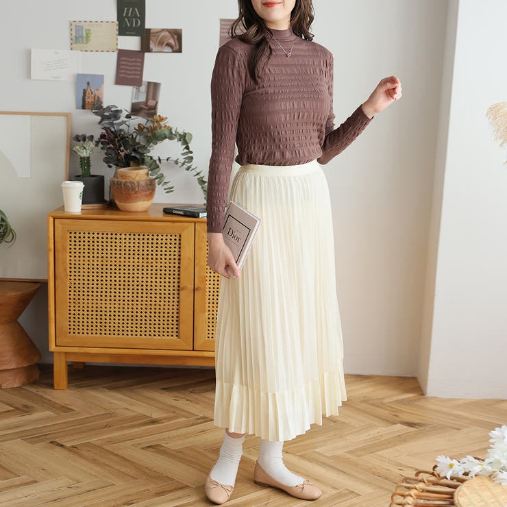 マキシスカート(足首位まで)【韓国ファッション】 | Doula Doula | 詳細画像4 