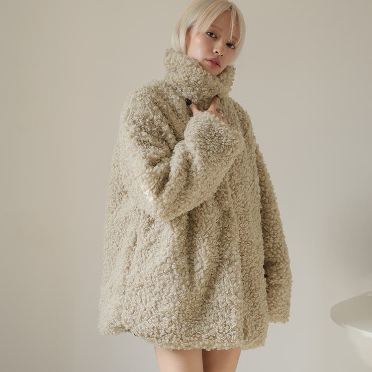 モカ | フリースジャケット【韓国ファッション】 | Doula Doula