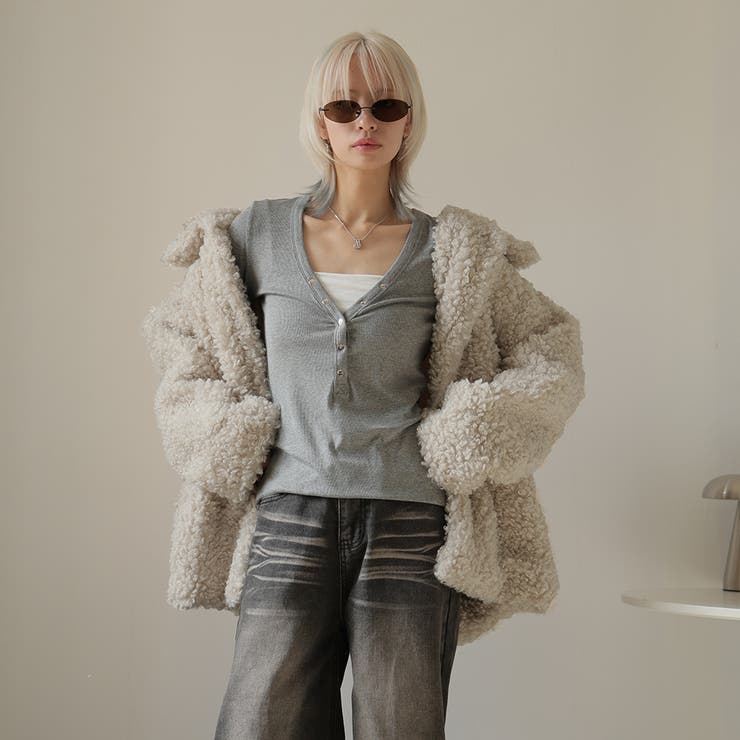 フリースジャケット【韓国ファッション】 | Doula Doula | 詳細画像7 