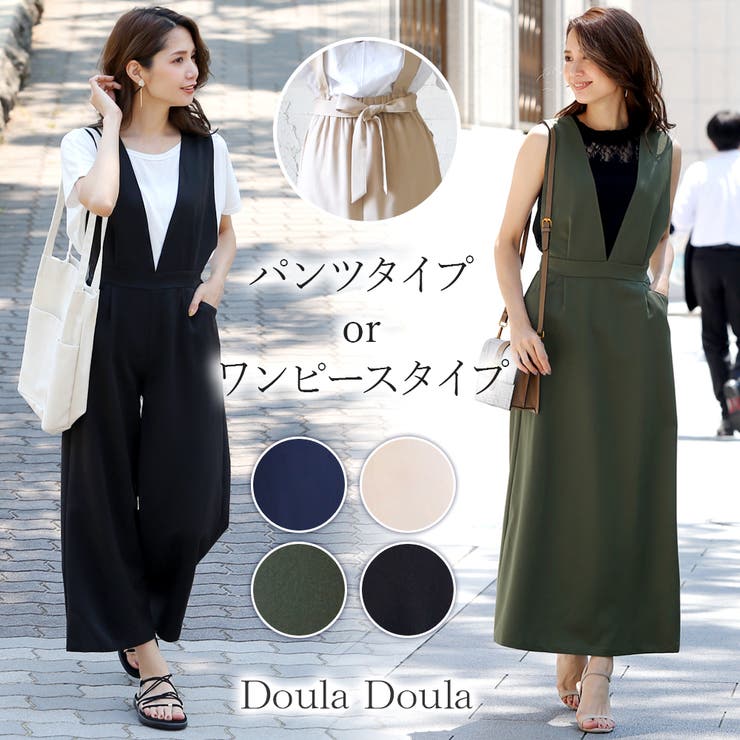 Doula Doula オールインワン ワンピース 19春夏商品 品番 Douw Doula Doula ドゥーラドゥーラ のレディースファッション通販 Shoplist ショップリスト