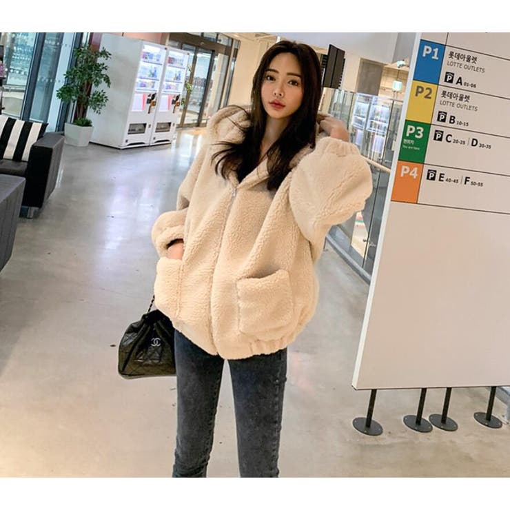 フリースジャケット【韓国ファッション】[品番：DOUW0003813]｜Doula