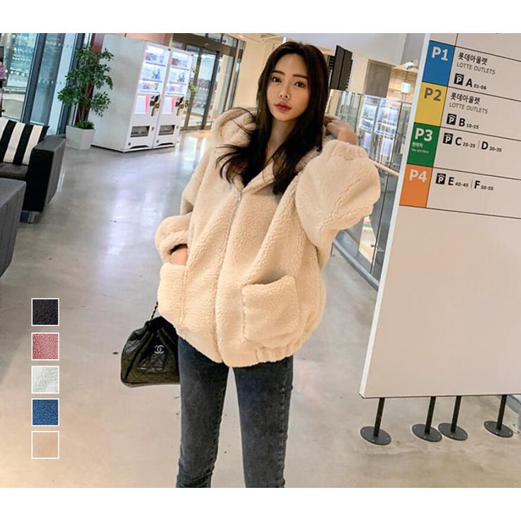 フリースジャケット【韓国ファッション】[品番：DOUW0003813]｜Doula