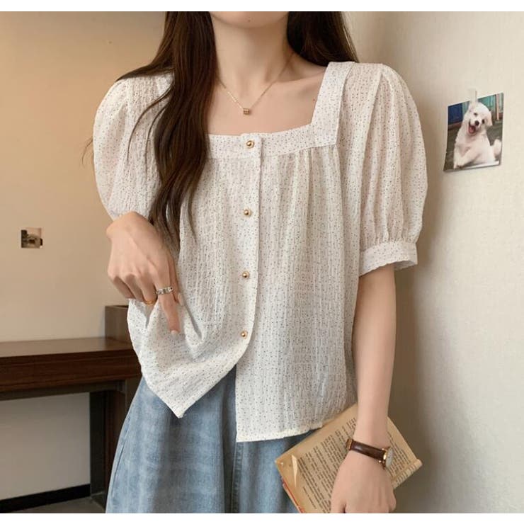 ブラウス【韓国ファッション】[品番：DOUW0007709]｜Doula Doula