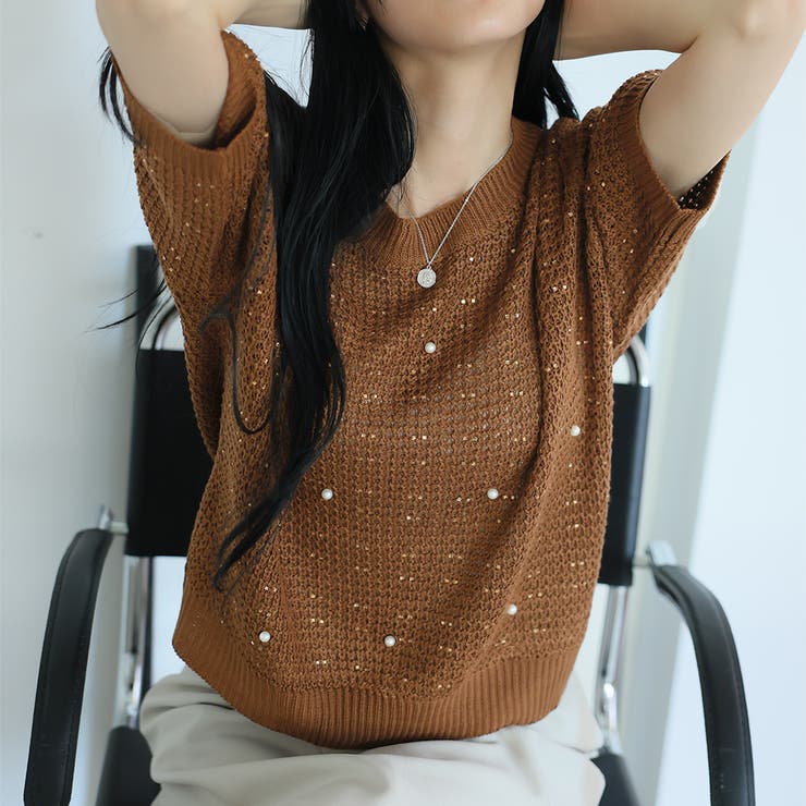 ブラウン | ニット・セーター【韓国ファッション】 | Doula Doula