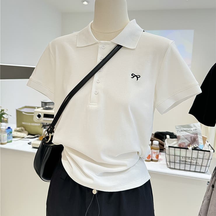 ホワイト | Ｔシャツ【韓国ファッション】 | Doula Doula