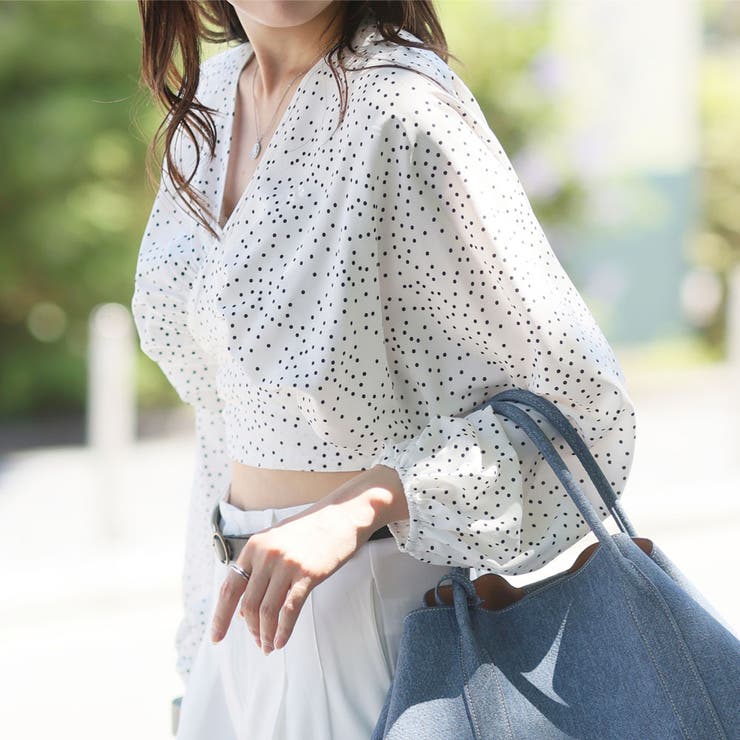 ホワイト | ブラウス【韓国ファッション】 | Doula Doula