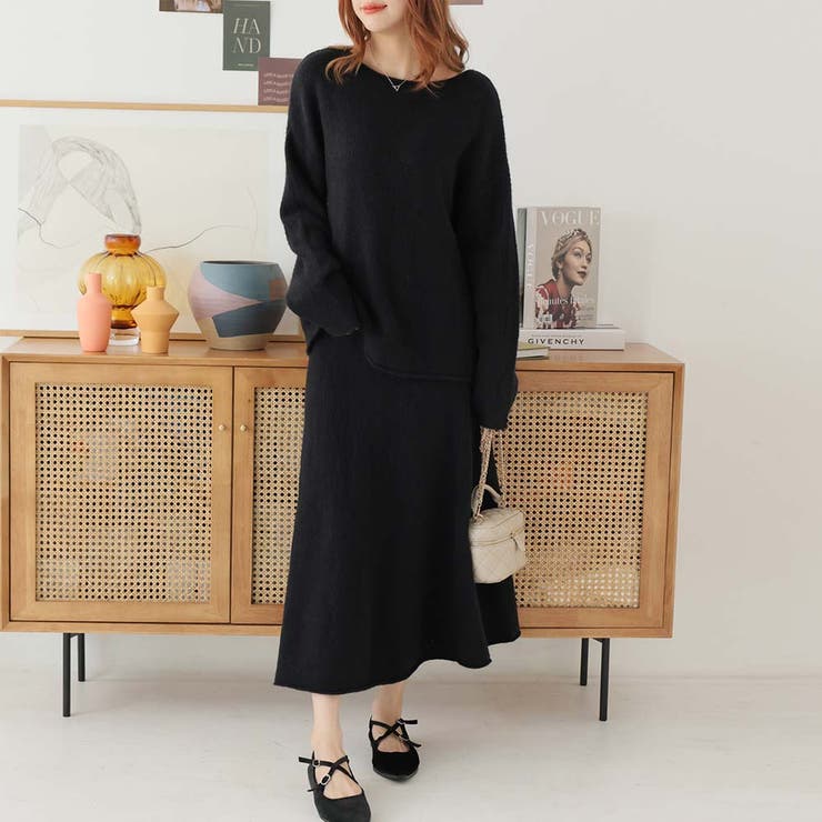 ブラック | セットアップ【韓国ファッション】 | Doula Doula