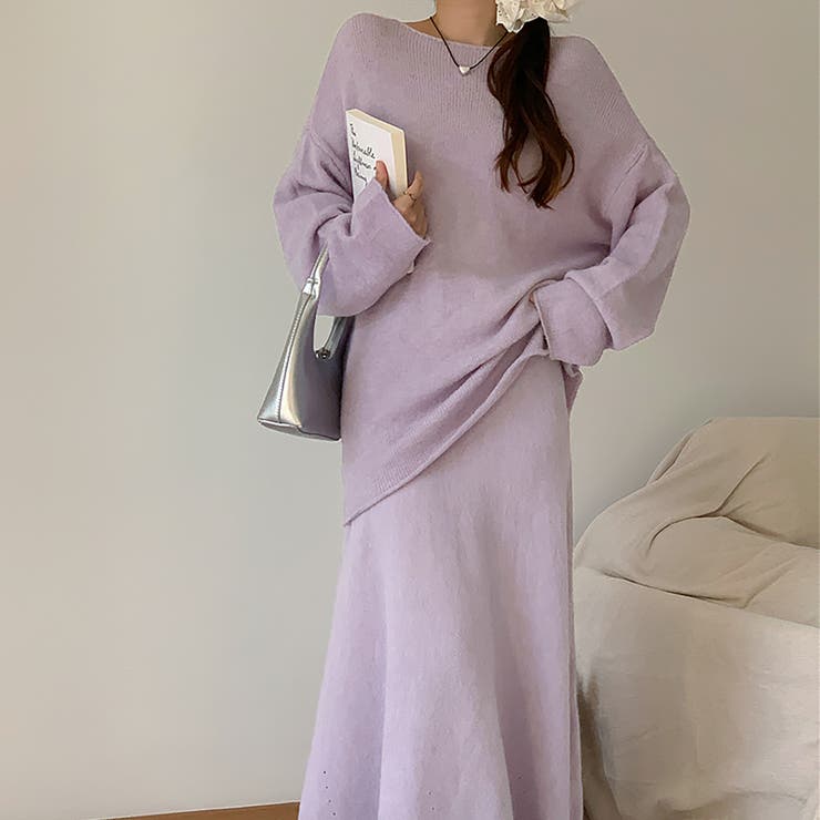 パープル | セットアップ【韓国ファッション】 | Doula Doula