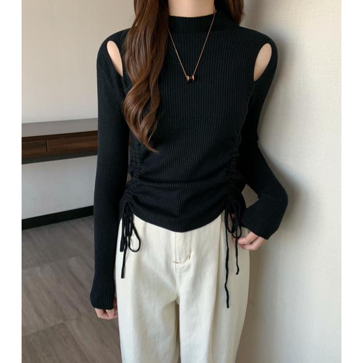 ブラック | ニット・セーター【韓国ファッション】 | Doula Doula