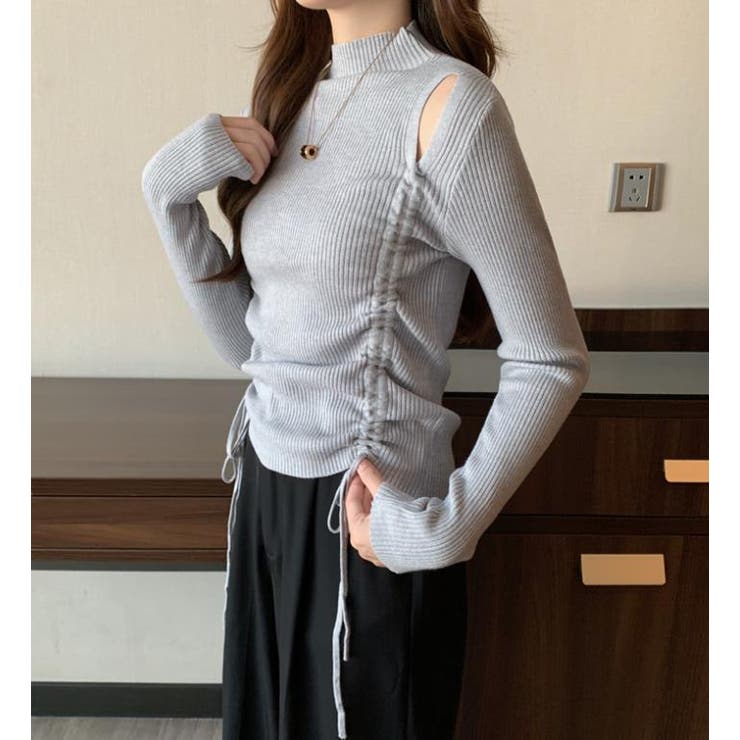 グレー | ニット・セーター【韓国ファッション】 | Doula Doula
