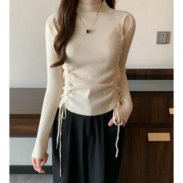 ベージュ | ニット・セーター【韓国ファッション】 | Doula Doula