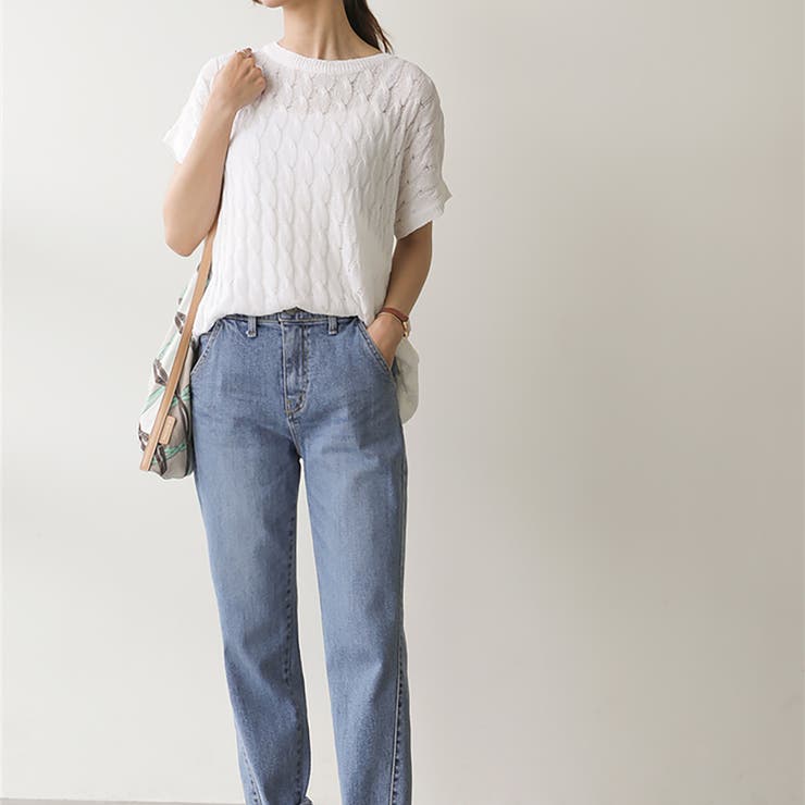 ニット半袖セーター【韓国ファッション】 | Doula Doula | 詳細画像5 