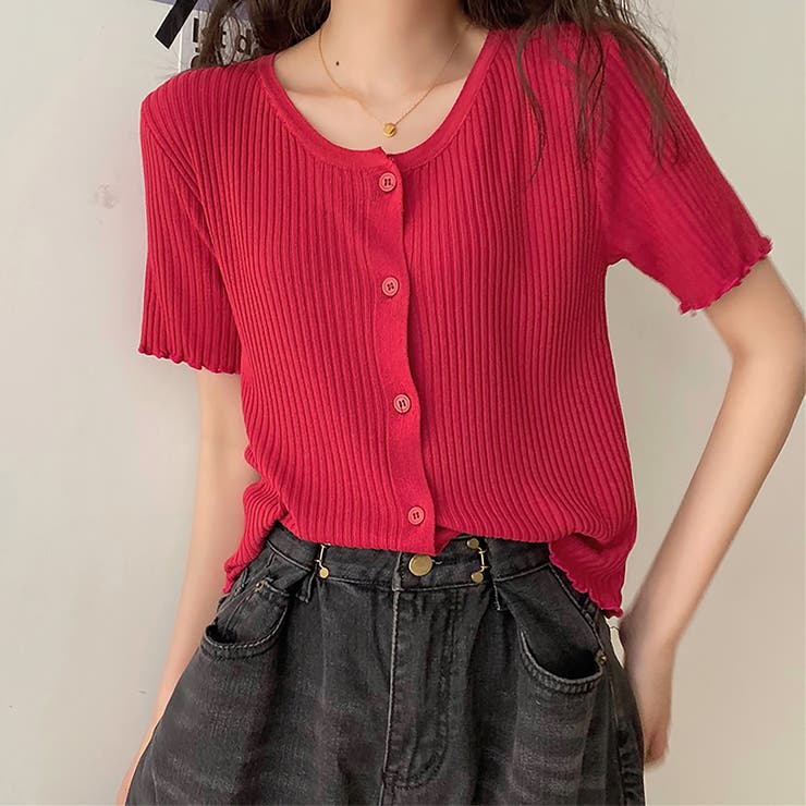 ボルドー | カーディガン【韓国ファッション】 | Doula Doula