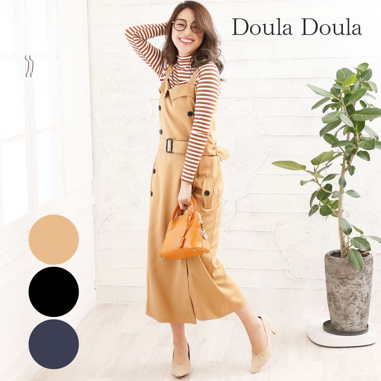 ワンピース トレンチコート風 ノースリーブ 品番 Douw Doula Doula ドゥーラドゥーラ のレディースファッション通販 Shoplist ショップリスト