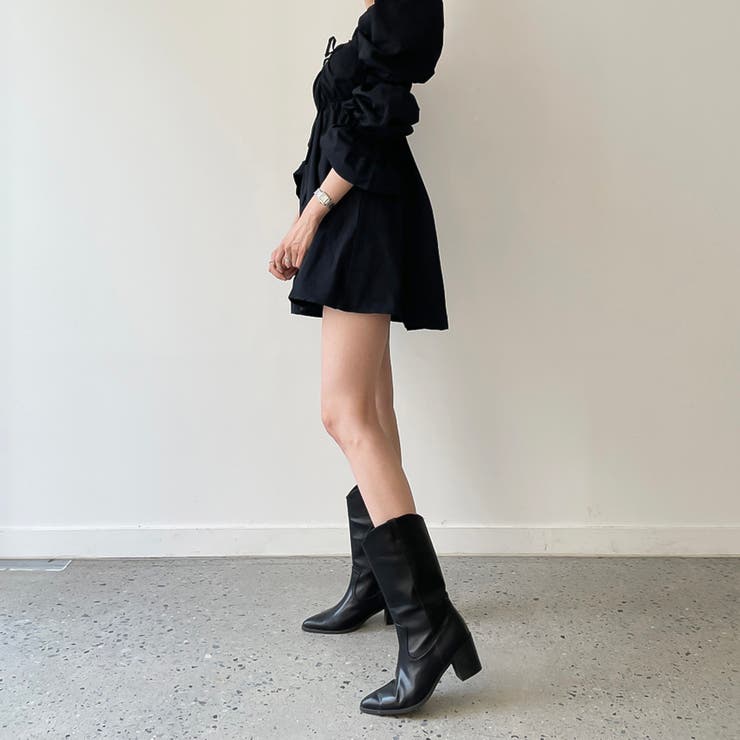 パフスリーブコットンミニワンピース【韓国ファッション】【春夏新商品】 | Doula Doula | 詳細画像19 