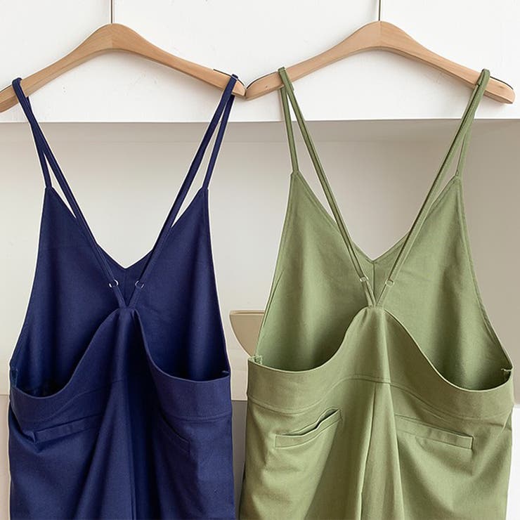 さらっとリラックス。Vネックサロペットワイドパンツ | Doula Doula | 詳細画像6 