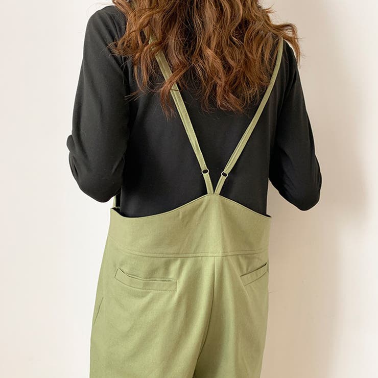 さらっとリラックス。Vネックサロペットワイドパンツ | Doula Doula | 詳細画像11 