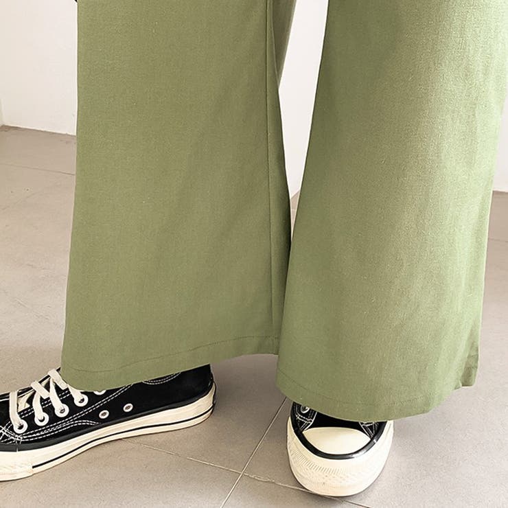 さらっとリラックス。Vネックサロペットワイドパンツ | Doula Doula | 詳細画像13 