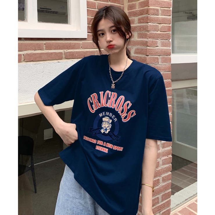 56％以上節約 tシャツ Tシャツ ロゴプリント オーバーサイズ