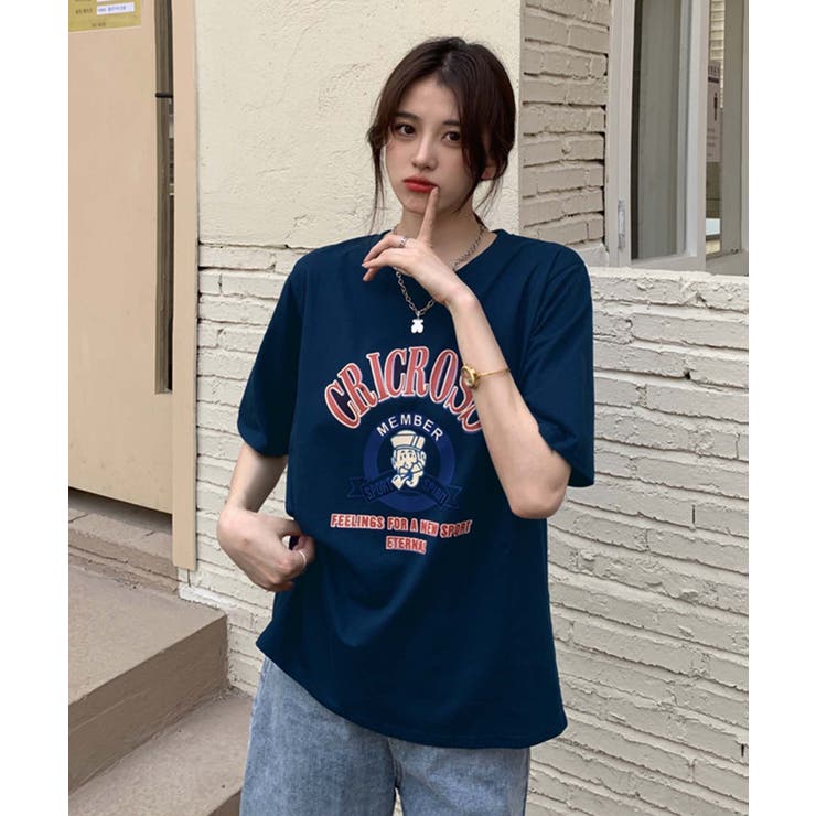 56％以上節約 tシャツ Tシャツ ロゴプリント オーバーサイズ