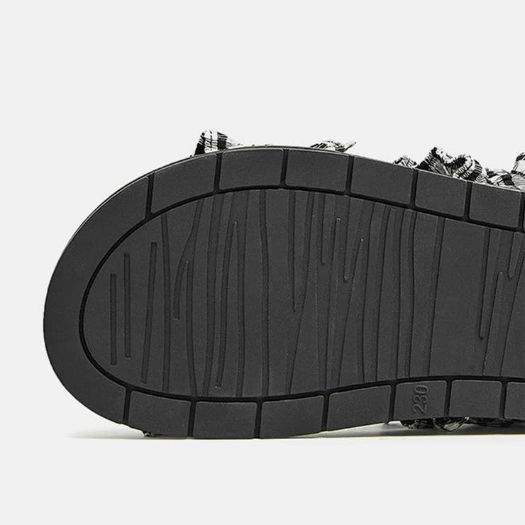 シャーリングフリルが新鮮。ギャザーフリルストラップサンダル スポーティー | Doula Doula | 詳細画像4 