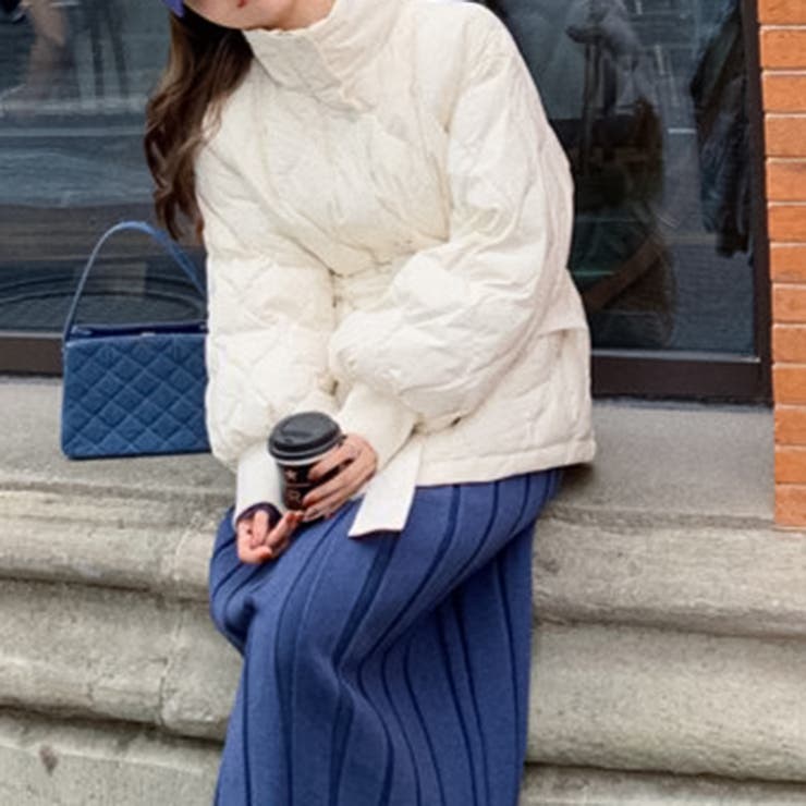 ウエストベルトキルティングジャケット[品番：DOUW0009728]｜Doula