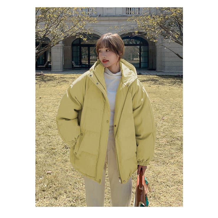 ★2色 ツイード スタンドカラー ジャケット アウター 人気 韓国 コート アウター 「韓国ファッション春コーデに」大人かわいい