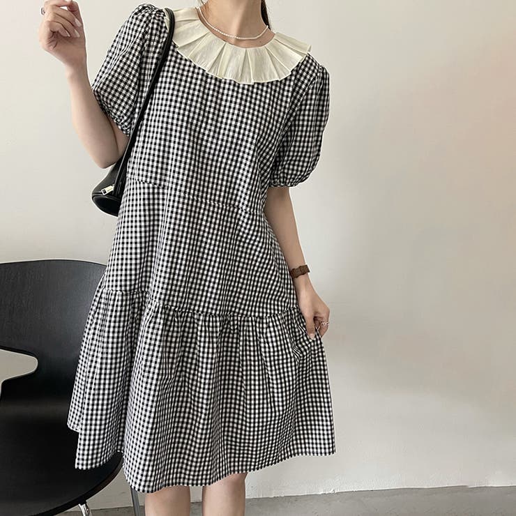 新品未使用　jacadi リボン柄フリル襟ワンピース 98センチcm 新品未使用 jacadi リボン柄フリル襟ワンピース 98センチcm お