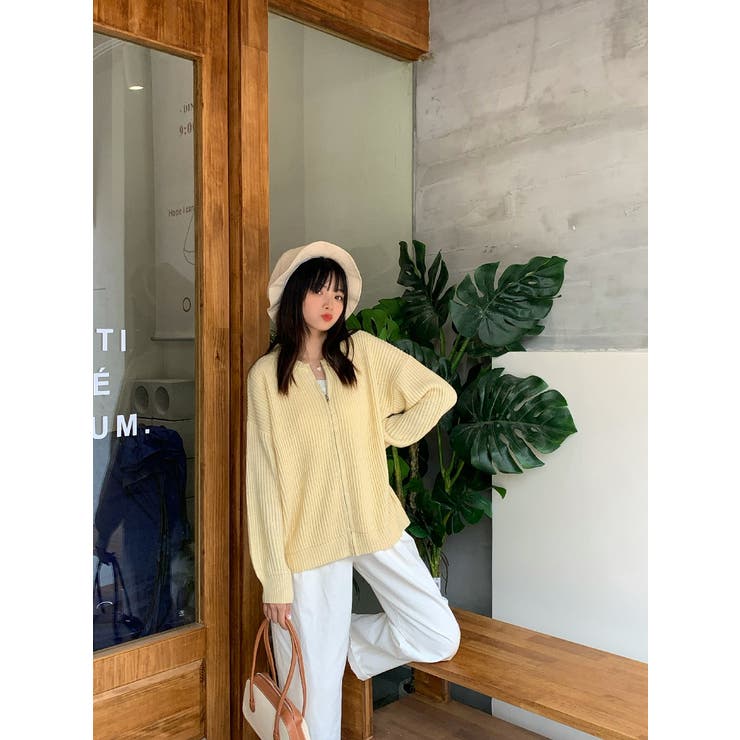 notch.｜ジップニットブルゾン | Rakuten Fashion(楽天