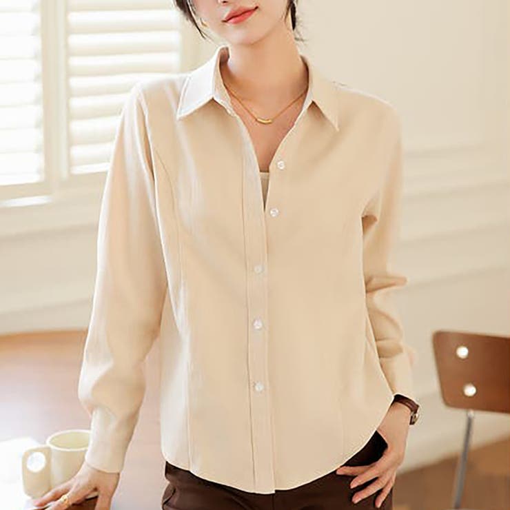サイドタックブラウスシャツ【韓国ファッション】【春夏新商品】 | Doula Doula | 詳細画像16 