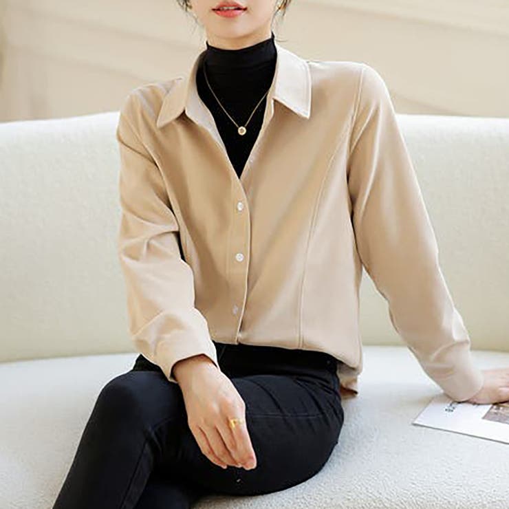 サイドタックブラウスシャツ【韓国ファッション】【春夏新商品】 | Doula Doula | 詳細画像22 