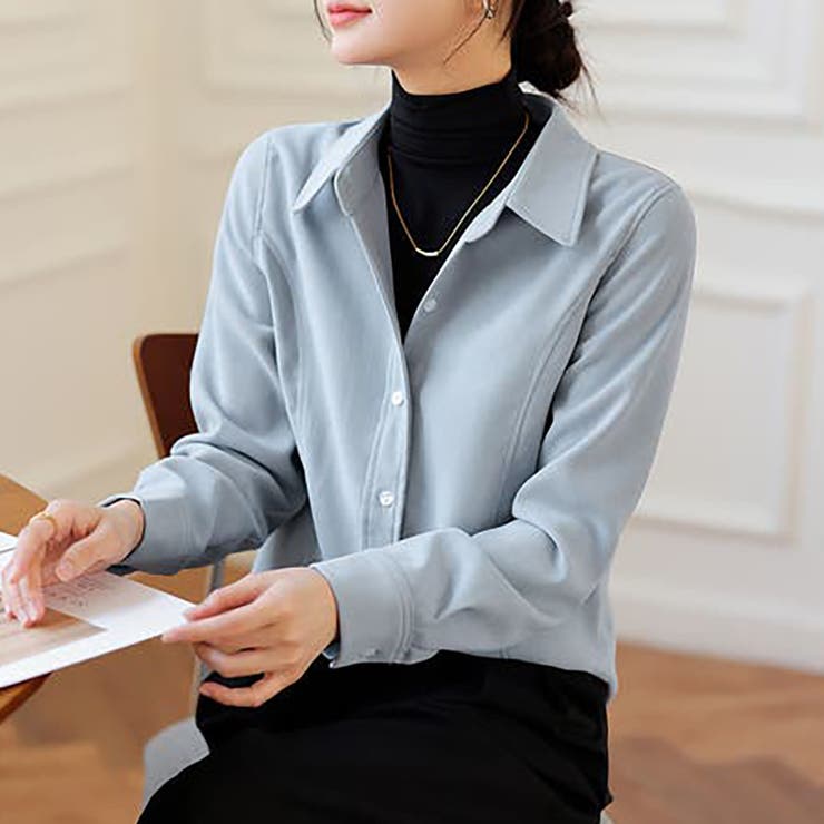 サイドタックブラウスシャツ【韓国ファッション】【春夏新商品】 | Doula Doula | 詳細画像32 
