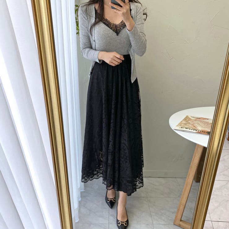 avouavou ★韓国ドラマ協賛★WOOL SILK YORK TULLE スカート avouavou ☆韓国ドラマ協賛☆大人気☆YORK TULLE スカート