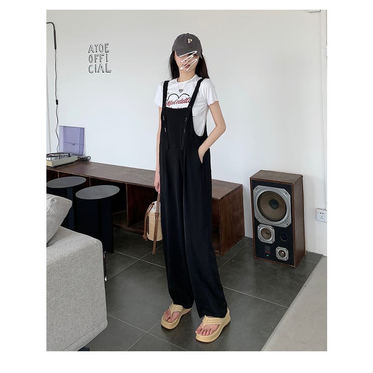 ワイドレッグジャンプスーツ【韓国ファッション】 | Doula Doula | 詳細画像3 