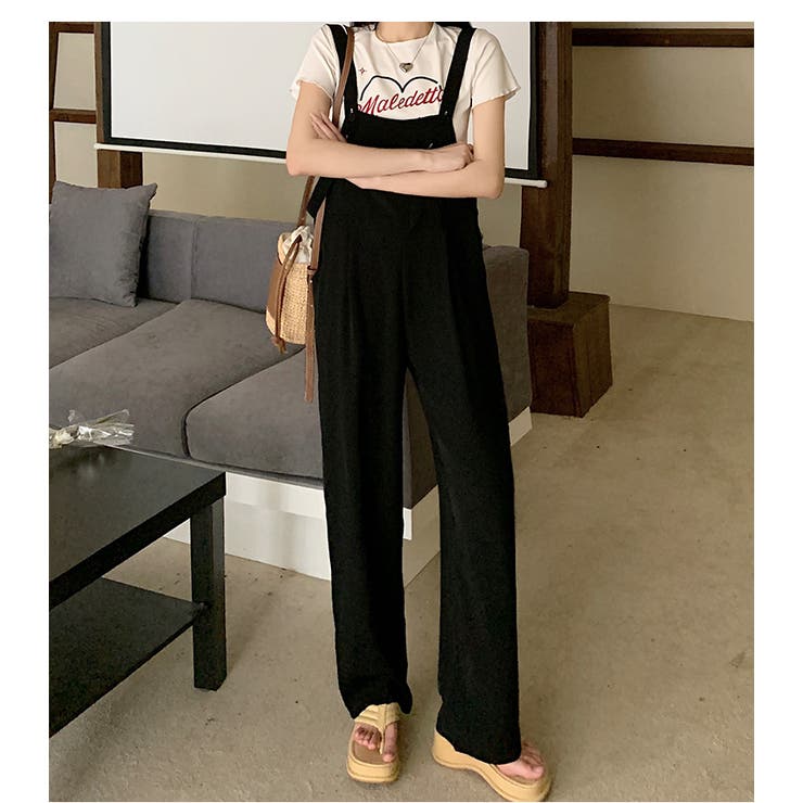 ワイドレッグジャンプスーツ【韓国ファッション】 | Doula Doula | 詳細画像4 