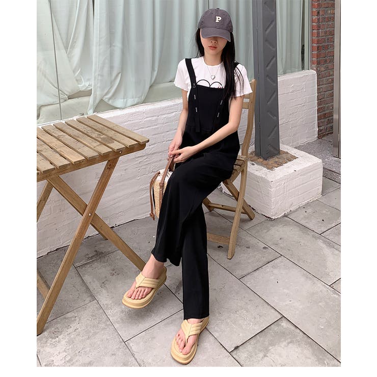 ワイドレッグジャンプスーツ【韓国ファッション】 | Doula Doula | 詳細画像7 