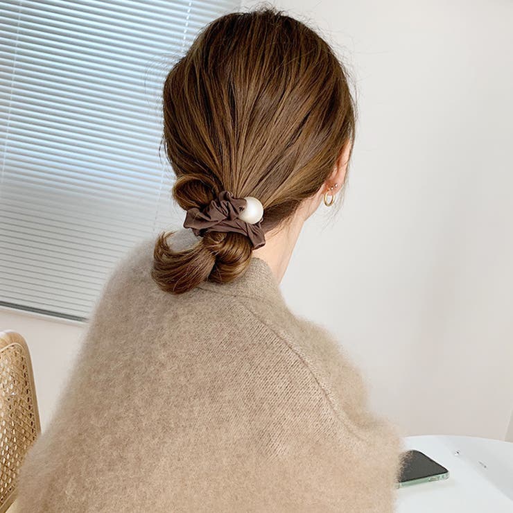 シュシュ ヘアゴム まとめ髪 ヘアアクセサリー | Doux Belle  | 詳細画像2 