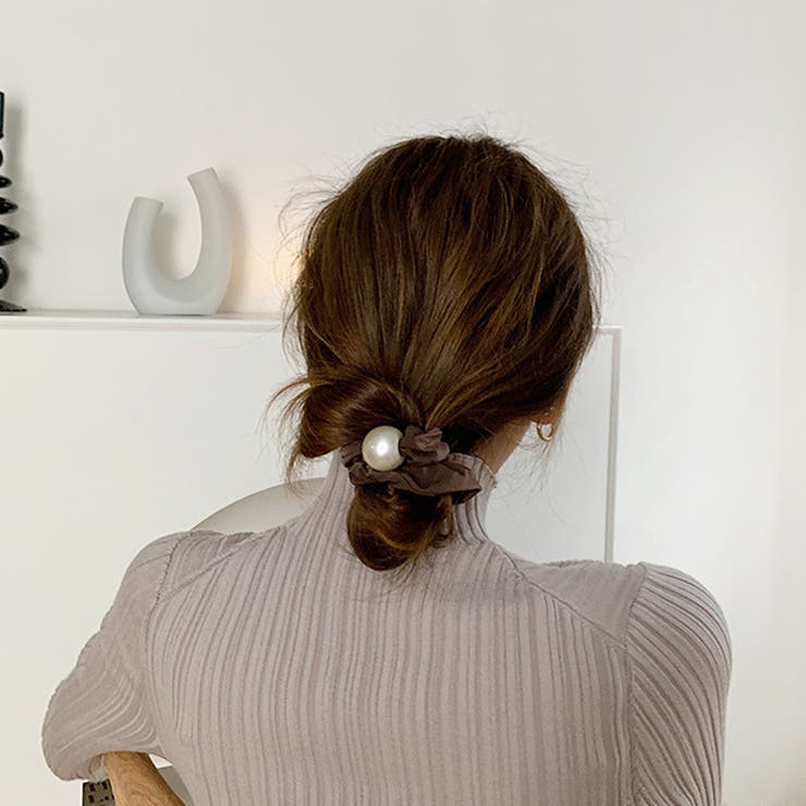 シュシュ ヘアゴム まとめ髪 ヘアアクセサリー | Doux Belle  | 詳細画像3 