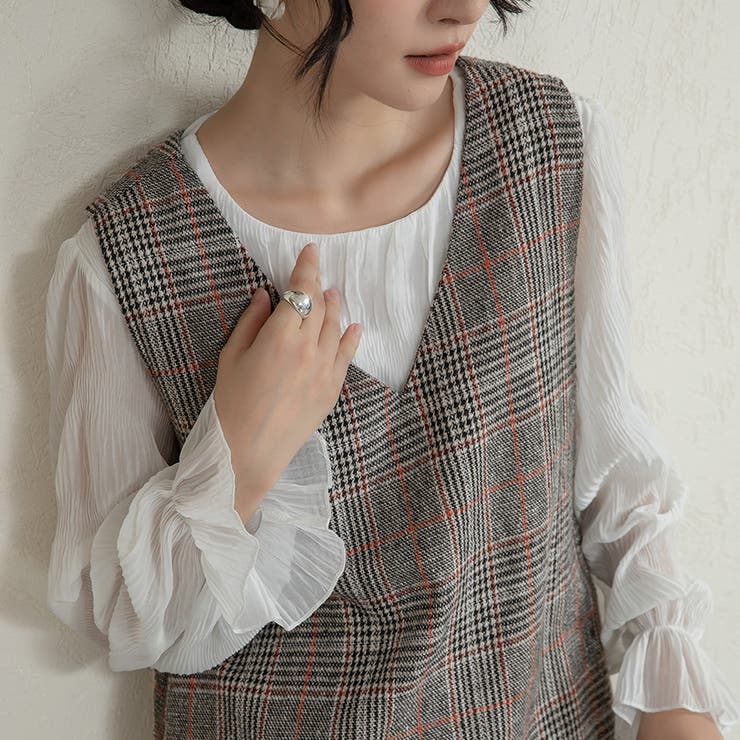 新色追加 ジャンパースカート 選べる長さ | Doux Belle  | 詳細画像19 