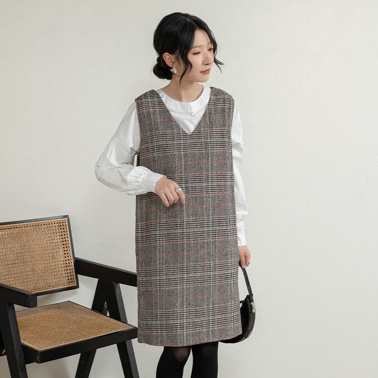 新色追加 ジャンパースカート 選べる長さ | Doux Belle  | 詳細画像20 