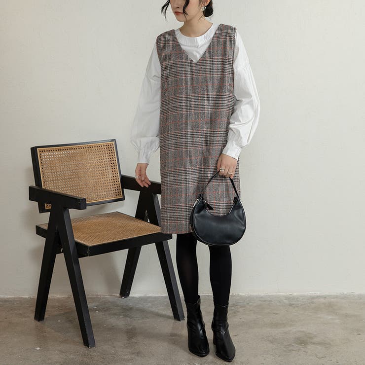 新色追加 ジャンパースカート 選べる長さ | Doux Belle  | 詳細画像22 