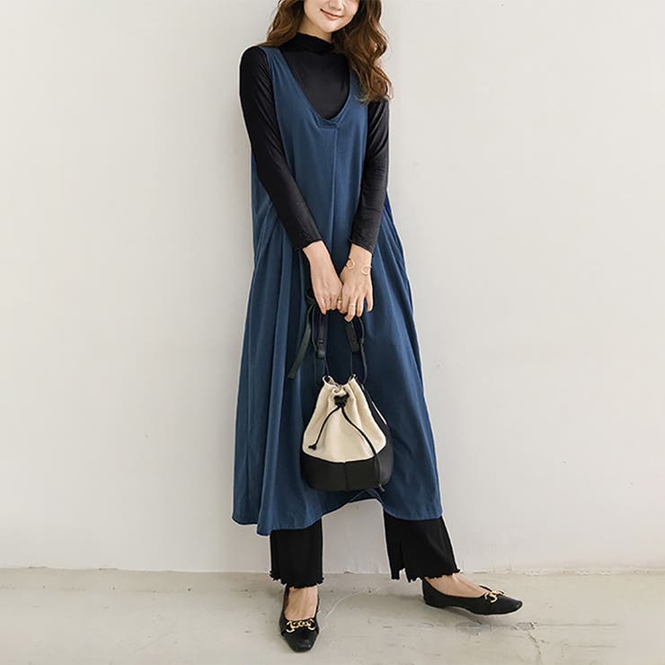 ブルー | ワンピース サロペット オールインワン | Doux Belle 