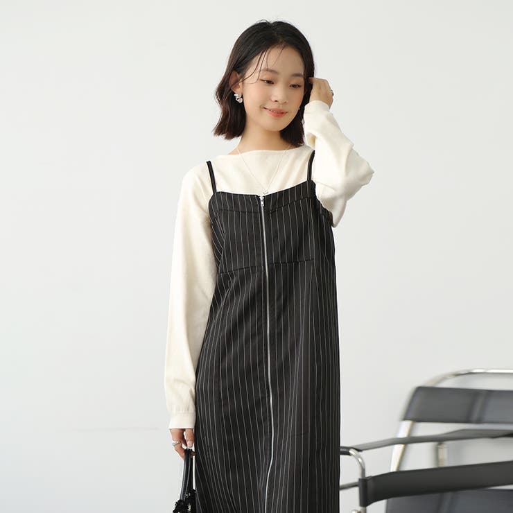 オールインワン スカート ストライプ | Doux Belle  | 詳細画像10 