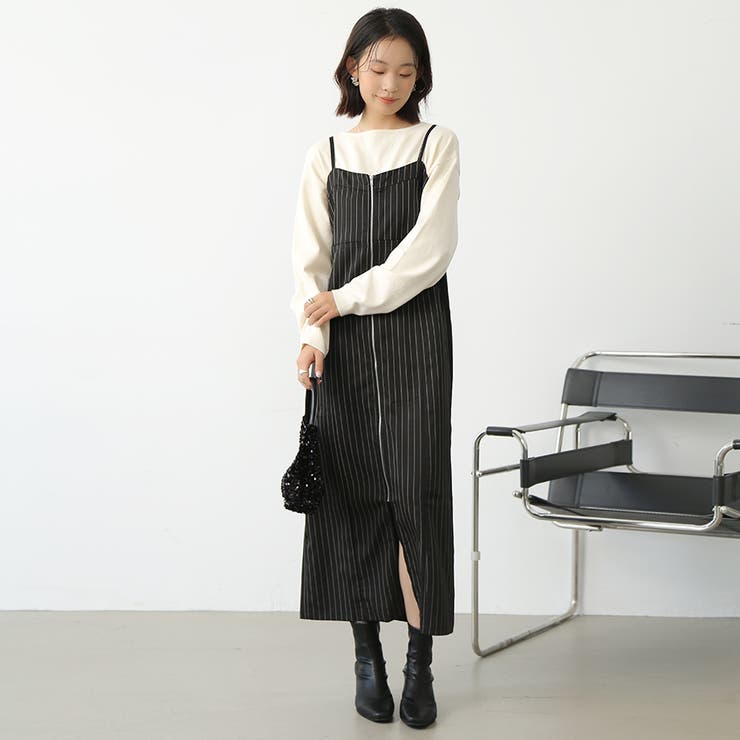 オールインワン スカート ストライプ | Doux Belle  | 詳細画像12 