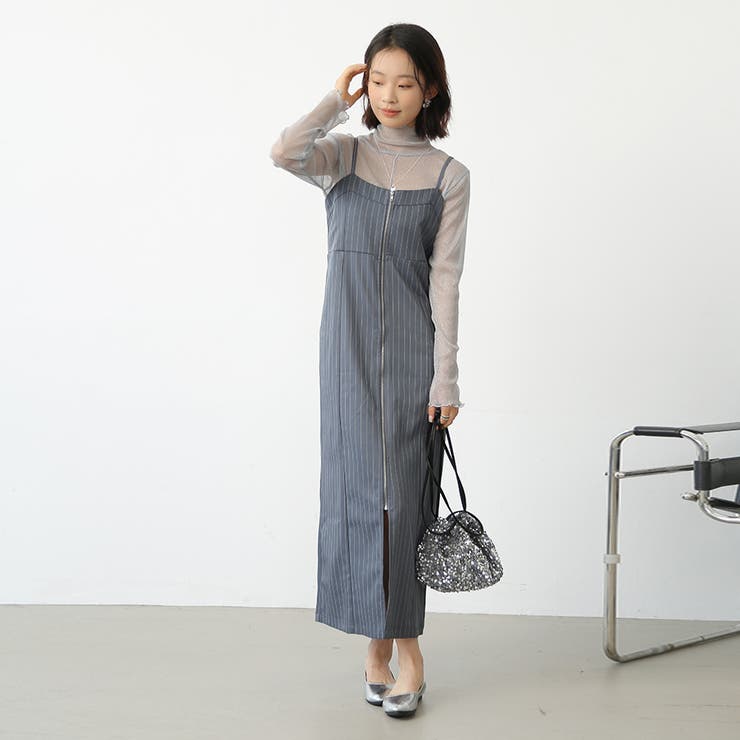 オールインワン スカート ストライプ | Doux Belle  | 詳細画像8 