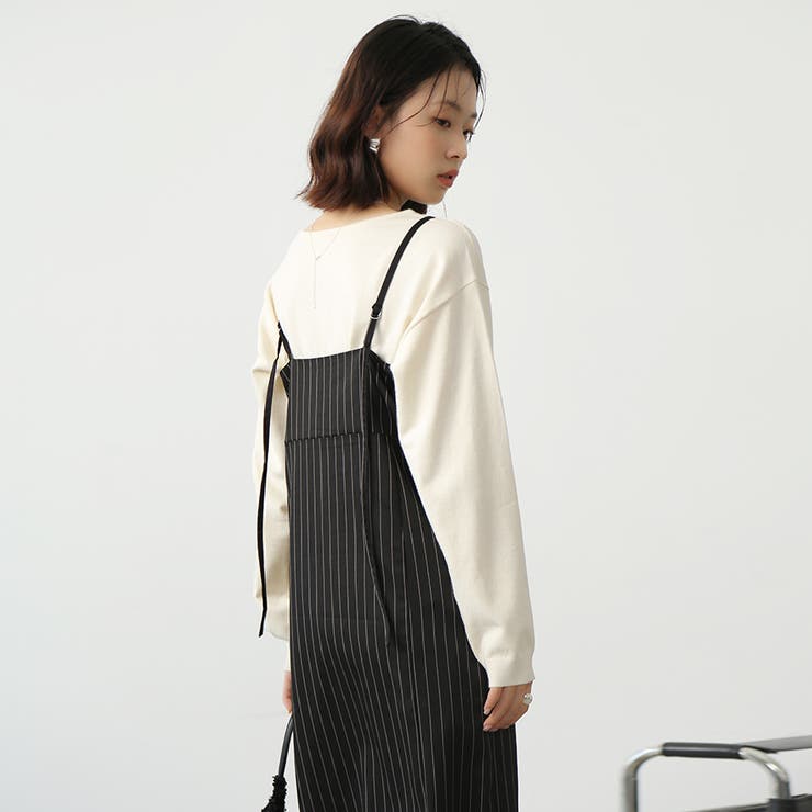 オールインワン スカート ストライプ | Doux Belle  | 詳細画像9 