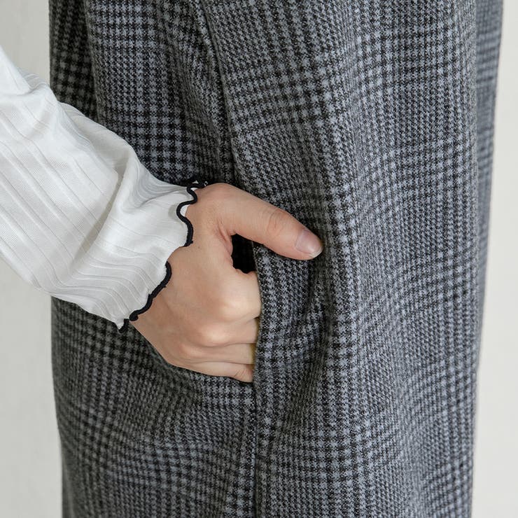 ジャンパスカート 2タイプネック 深Vネック キーネック | Doux Belle  | 詳細画像38 